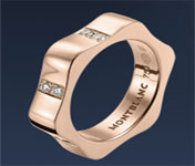 anillos y alianzas de boda con Oro Rosa de Mont Blanc