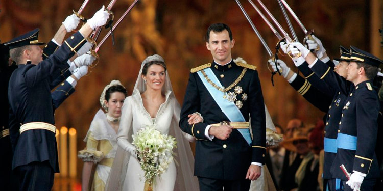la boda de Felipe y Letizia