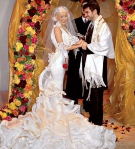 Boda de Christina Aguilera y Jordan Bratman mientras se casaban