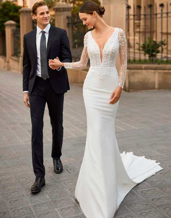 Aire barcelona novias 2023 vestido de novia Arnia
