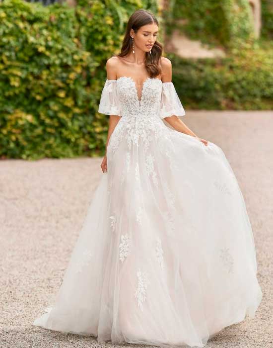 Aire barcelona novias 2023 vestido de novia Yaris