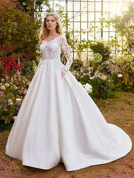 La Sposa Vestido de novia con mangas 2022 Rinella