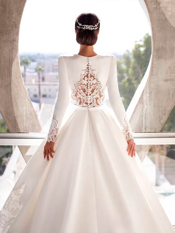 Pronovias vestidos de novia de encaje 2021 