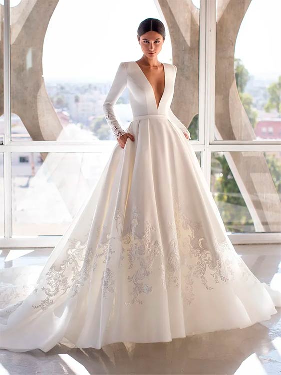 Pronovias 2021 vestidos de novia de encaje Io