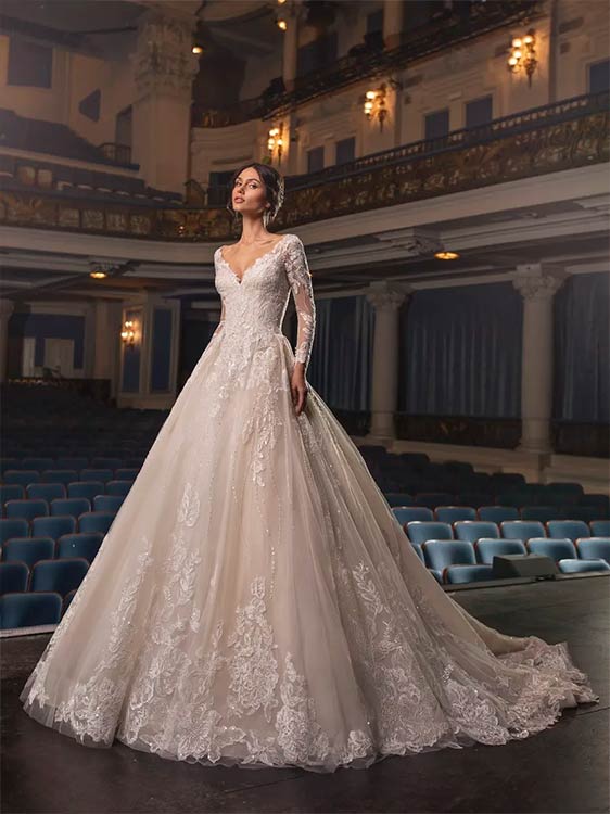 Pronovias 2021 vestidos de novia de encaje Crawford