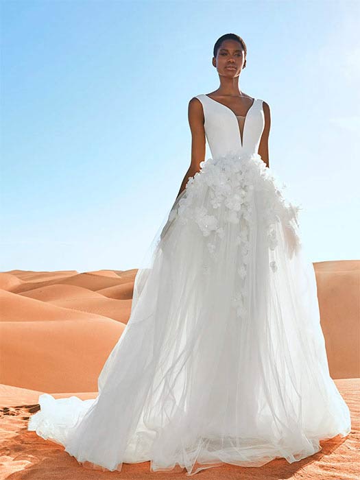 Vestido de novia corte Princesa - Pronovias 2022 Angel