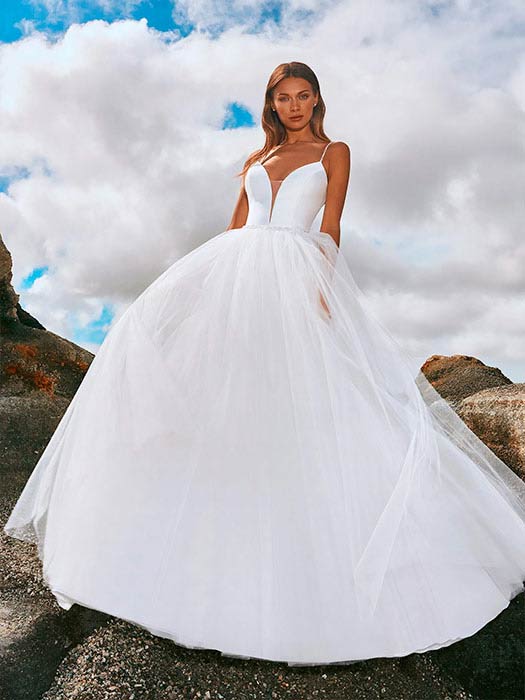 Vestido de novia corte Princesa - Pronovias 2022 Valensole