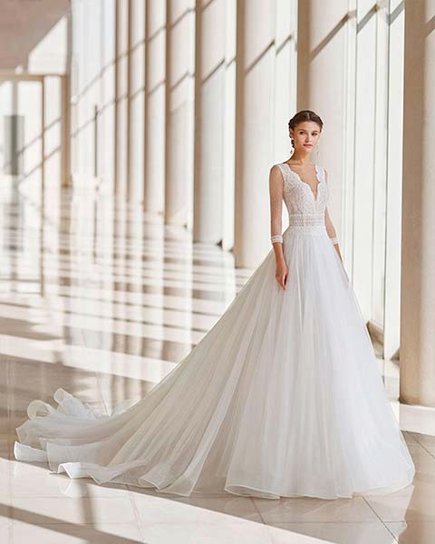 Vestido de novia de corte princesa Niagara de Rosa Clara 2022
