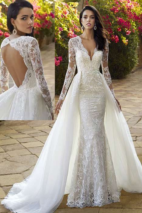 Vestidos de novia sirena Demetrios 2022 Modelo 8085