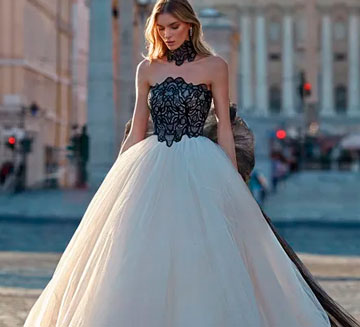 Vestidos de novia de princesa Nicole Milano