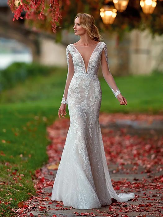 Nicole Milano vestidos de novia sirena