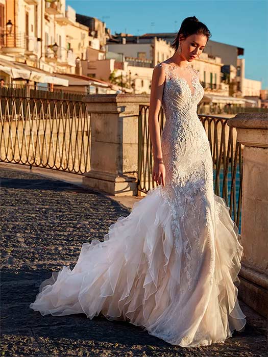 Los mejores Vestidos de Nicole Milano 2021 de novia de corte sirena - Blog  de bodas Detallazos