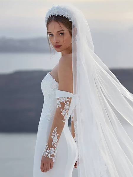 Nicole Milano trajes de novia corte sirena 2022 - Modelo Aland