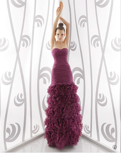 catalogo Rosa Clará vestidos de fiesta coleccion 2010