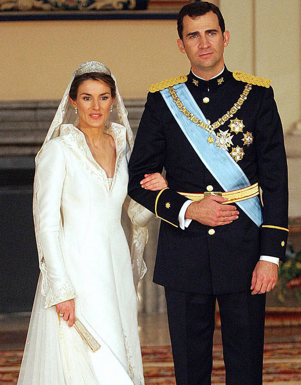 foto oficial de la boda de Letizia Ortiz y el Principe Felipe 