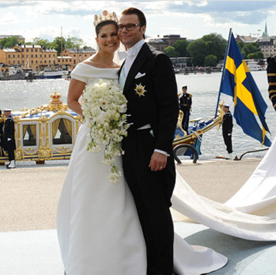 Victoria de suecia y Daniel Westling boda